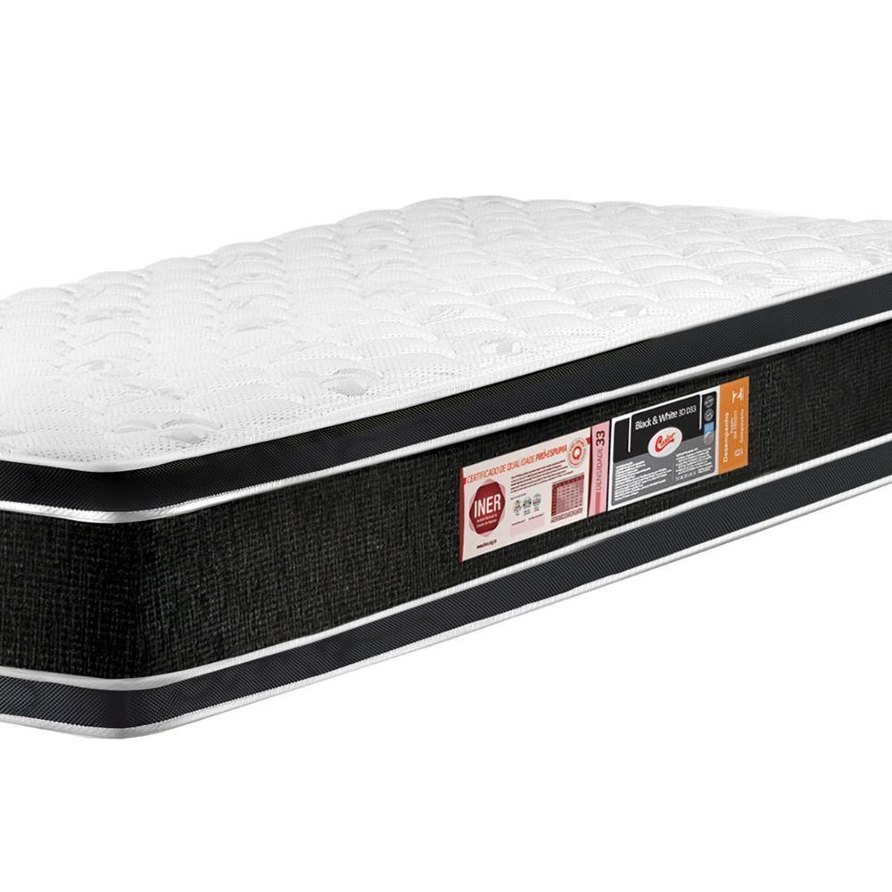 Colchão Solteiro Double Face Black & White Air D33 88x188x27cm - Castor - 2