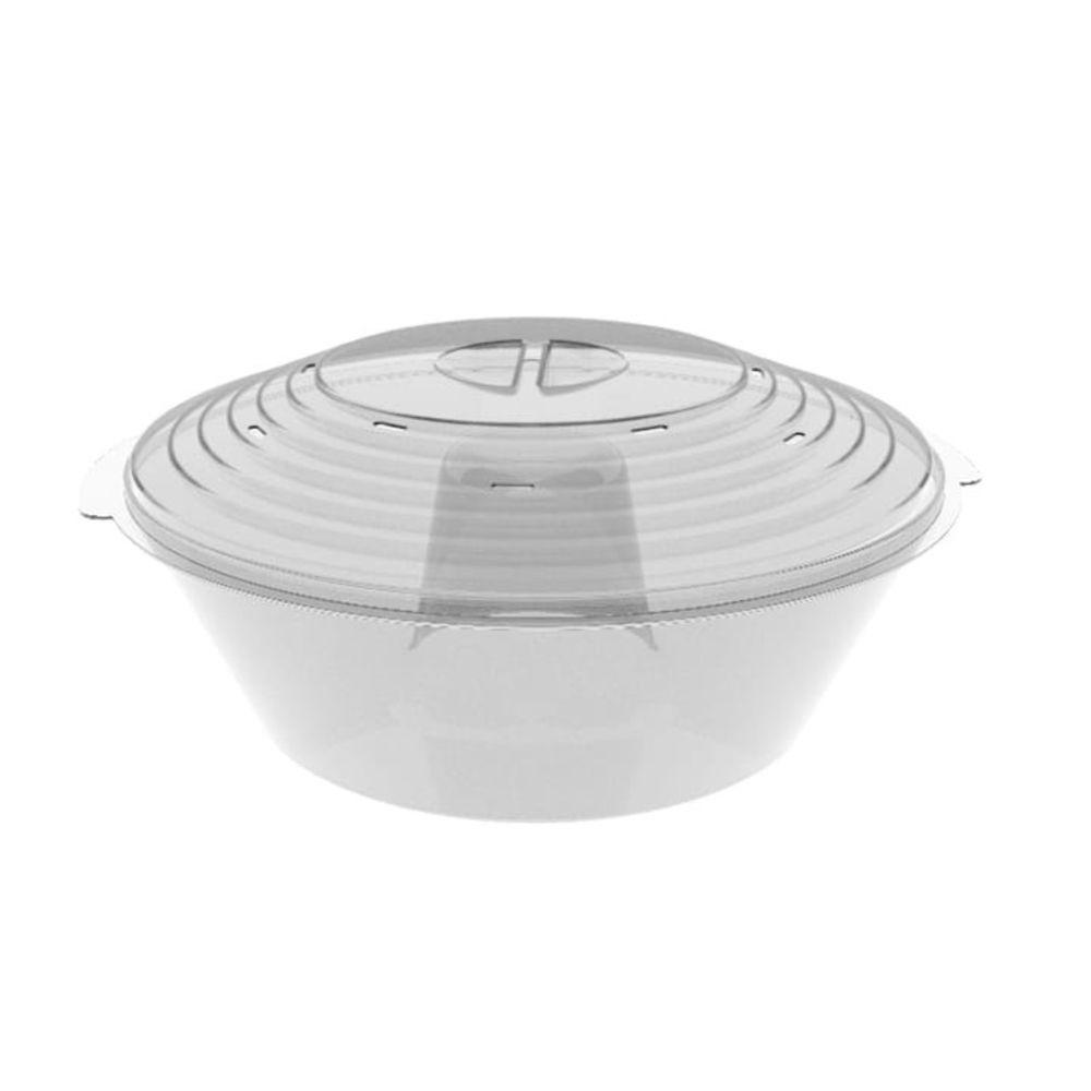 Forma Bolo E Pudim Com Tampa Para Micro-ondas Utily - 1