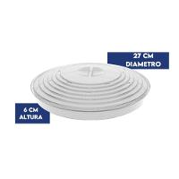 Forma Para Pizza Média Com Tampa Para Micro-ondas Utily - 5