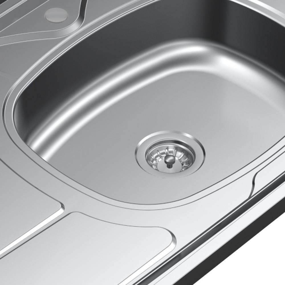 Válvula Para Pia Kit 4 Aço Inox 3.1-2 G01 Cromado - Mpozenato - 2