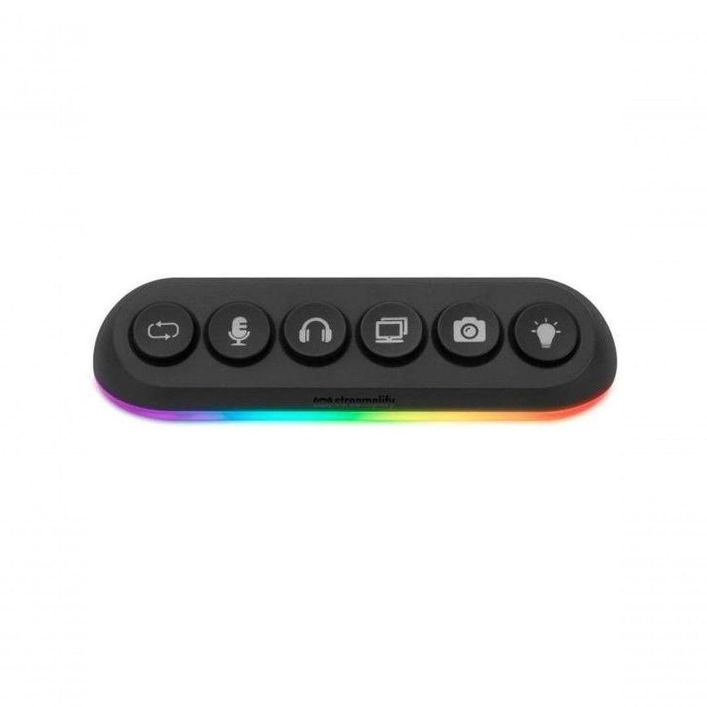 Hub Usb 5 Portas 3.0 Streamplify Deck 5 Preto Rgb - 1