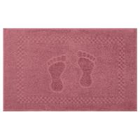 Toalha De Piso Tapete Banheiro 4 Peças Pezinho 100% Algodão Azul-verde-cinza-rosa - 6