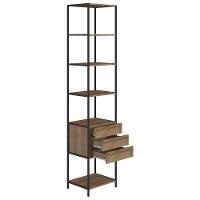 Quarto Modulado Closet 4 Módulos Estilo Industrial Steel Quadra Vermont Base Preto - Artesano - 1