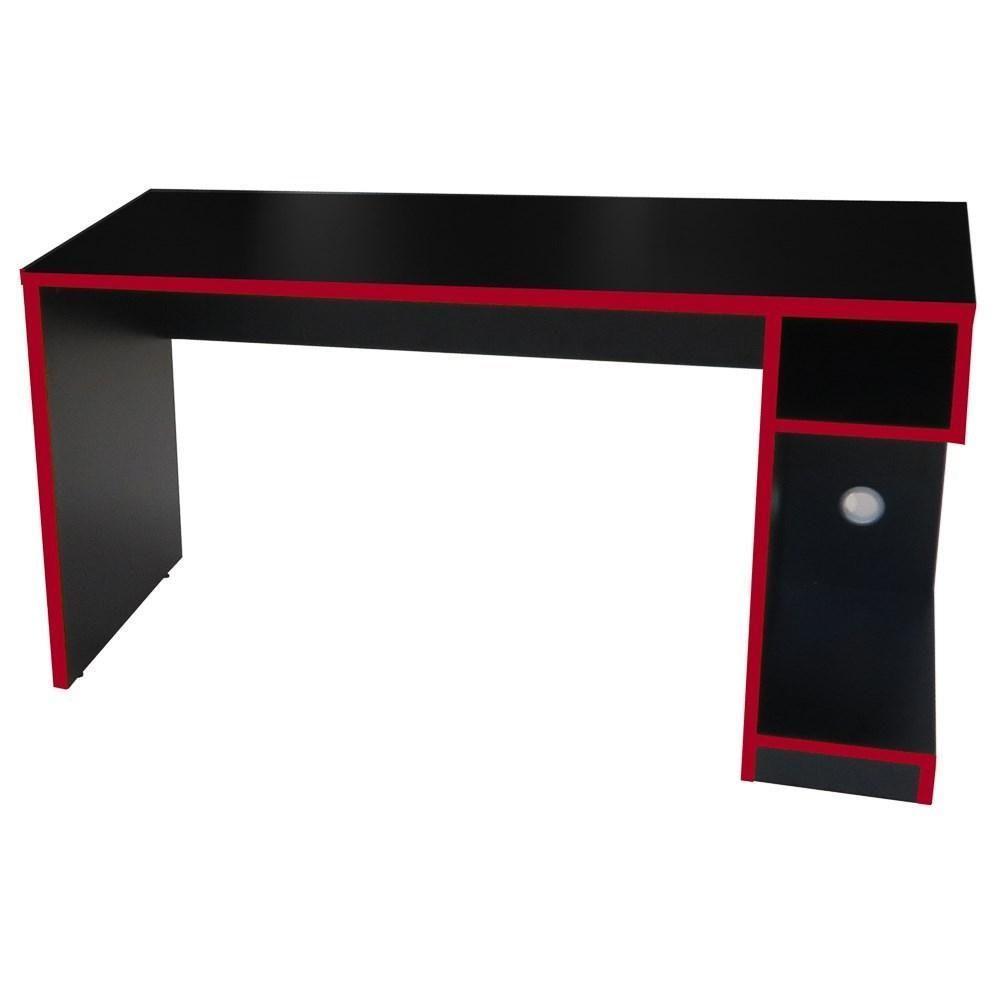 Mesa Para Computador Notebook Gamer 136cm Player F02 Preto-vermelho - Mpozenato - 3