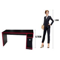 Mesa Para Computador Notebook Gamer 136cm Player F02 Preto-vermelho - Mpozenato
