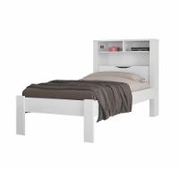 Cama Solteiro Invicta Com Baú Branco - Santos Andirá - 3