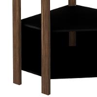 Estante De Canto Closet Multiuso 5 Prateleiras Az1020 Nogal-preto - Tecno Mobili - 3