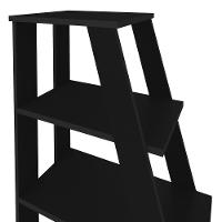 Estante Escada Multiuso Decorativa 5 Prateleiras Stela A06 Preto - Mpozenato - 6