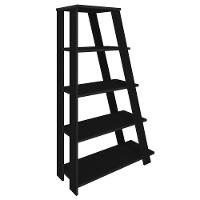 Estante Escada Multiuso Decorativa 5 Prateleiras Stela A06 Preto - Mpozenato - 9