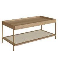 Mesa De Centro Para Sala Pé Metal Arlo A10 Hanover-dourado - Mpozenato - 1