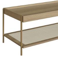 Mesa De Centro Para Sala Pé Metal Arlo A10 Hanover-dourado - Mpozenato - 6