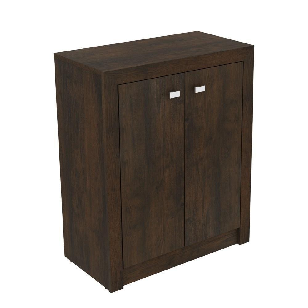 Balcão Para Escritório 2 Portas Me4103 Rústico - Tecno Mobili - 1