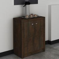 Balcão Para Escritório 2 Portas Me4103 Rústico - Tecno Mobili - 2