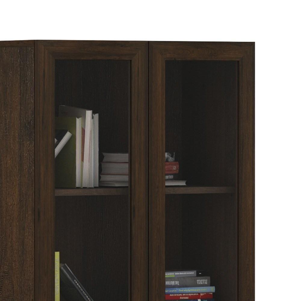 Armário Com 04 Prateleiras Para Home Office Me4115 Rústico - Tecno Mobili - 4