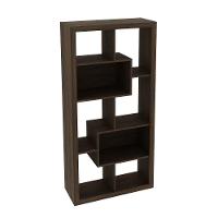 Estante Livreiro Multiuso Com Nichos E1712 Rústico - Tecno Mobili - 1