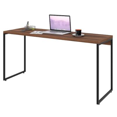 Mesa de Escritório Retangular Dynamica Industrial em MDF 150cm Amadeirado para Computador