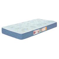 Colchão Solteiro Sleep Max Espuma D45 78x188x25cm Branco-azul - Castor - 1