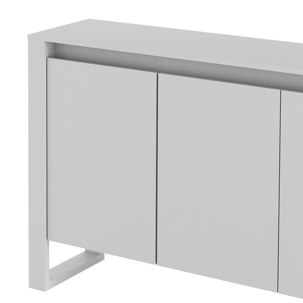Balcão Para Escritório 3 Portas 1.3 Me4147 Branco - Tecno Mobili - 3