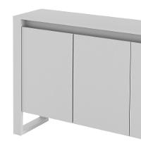 Balcão Para Escritório 3 Portas 1.3 Me4147 Branco - Tecno Mobili - 3