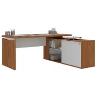 Mesa Escritório Em L Gerência 170cm Corp A06 Freijó-branco - Mpozenato - 5