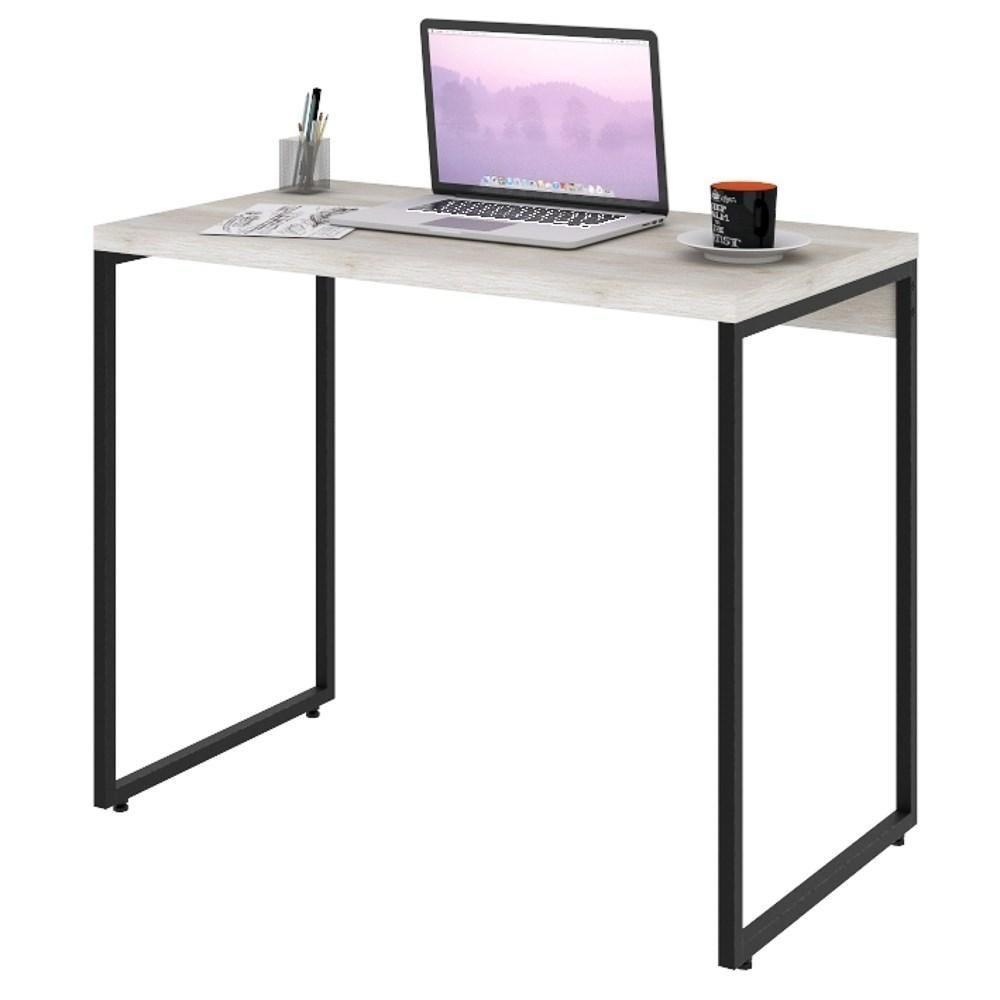 Mesa De Escritório Escrivaninha 90cm Dynamica Industrial C08 Snow - Mpozenato - 1