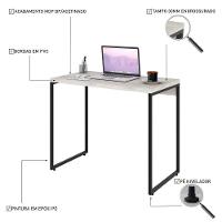 Mesa De Escritório Escrivaninha 90cm Dynamica Industrial C08 Snow - Mpozenato - 3