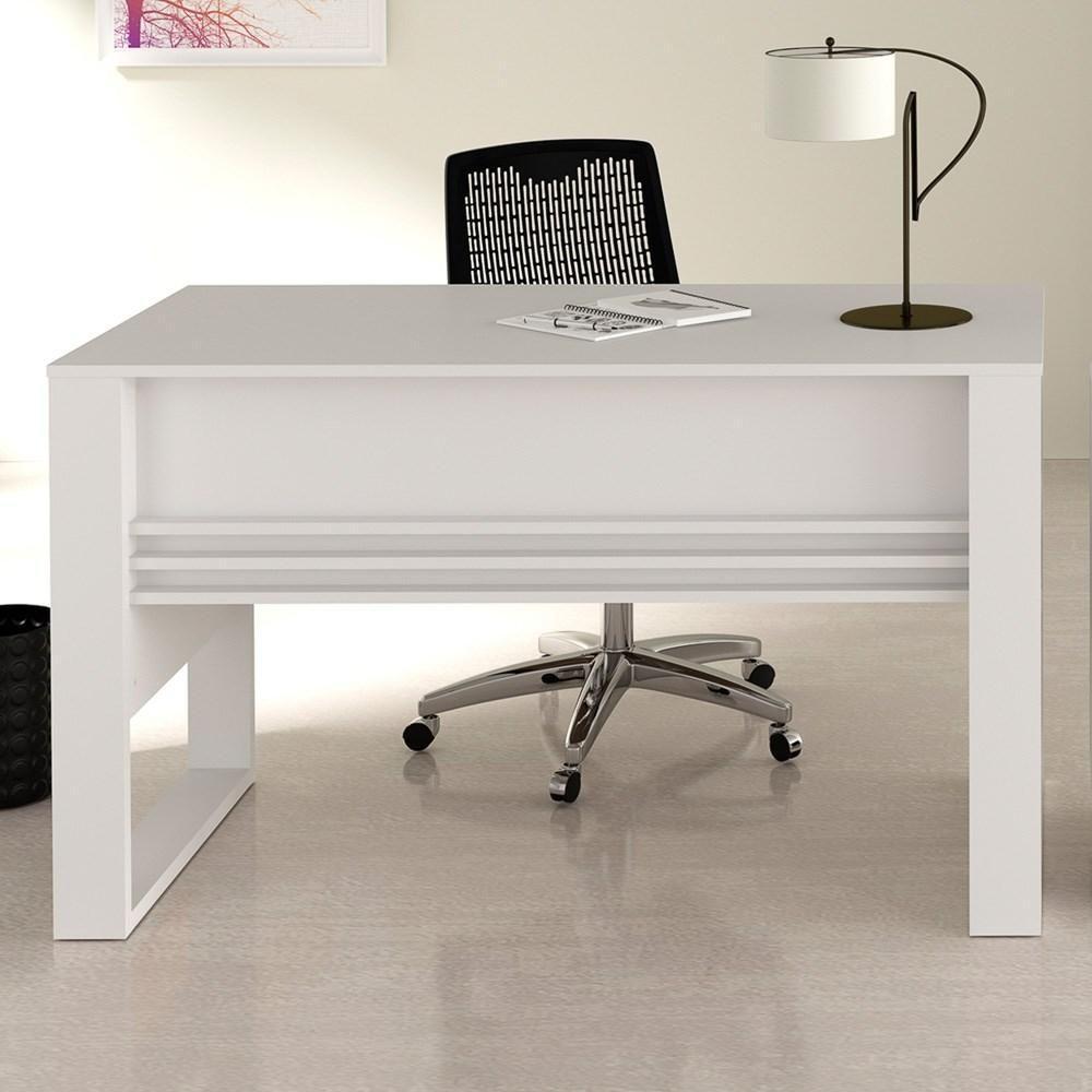 Mesa Para Computador Escrivaninha Me4146 Branco - Tecno Mobili - 2