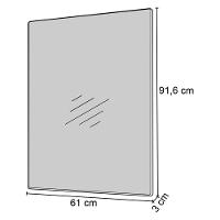 Espelho Decorativo Retangular Com Moldura Shine D09 Dourado - Mpozenato - 4