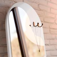 Toucador Penteadeira Com Espelho 1 Gaveta Organic Branco - Ej Móveis - 3