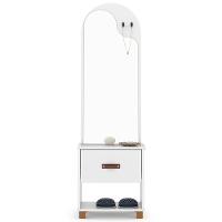 Toucador Penteadeira Com Espelho 1 Gaveta Organic Branco - Ej Móveis - 9