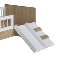 Cama Infantil Com Escorregador Lumiar C06 Aveiro-branco - Mpozenato - 3
