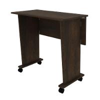 Mesa Para Notebook Com Rodízios Me4117 Rústico - Tecno Mobili - 1