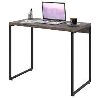 Mesa De Escritório Escrivaninha 90cm Dynamica Industrial C08 Carvalho Dark - Mpozenato - 1