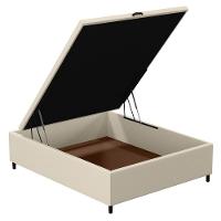 Base Para Cama Box Baú Casal 138x188cm Hit I02 Corano Bege - Mpozenato - 3