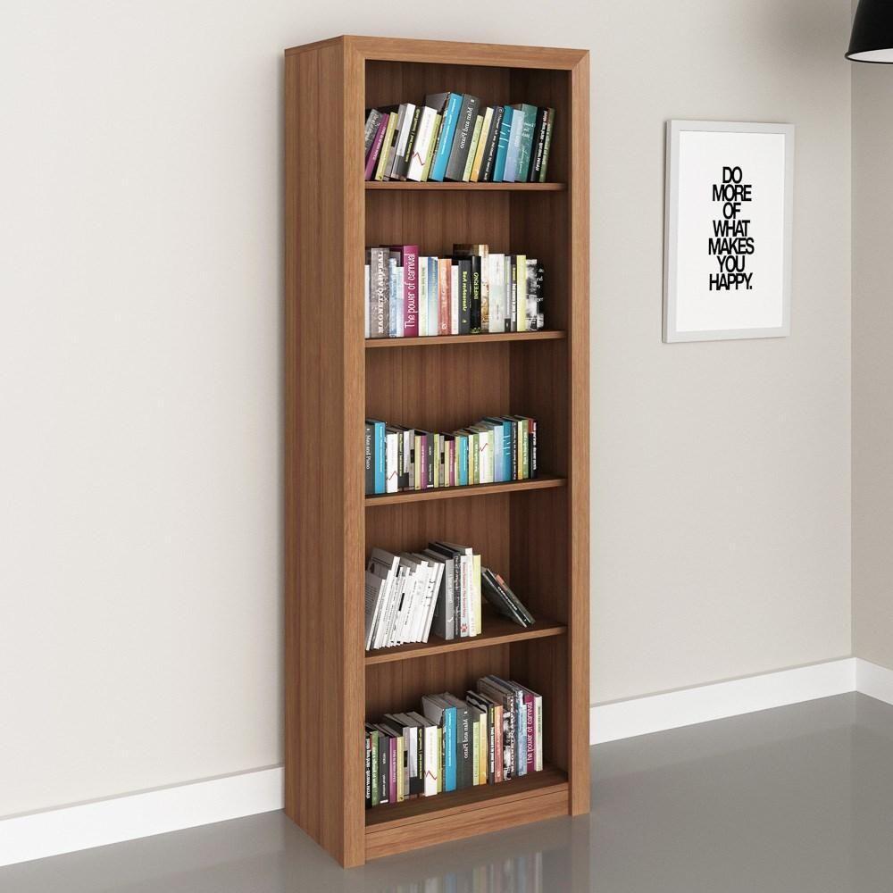 Estante Livreiro Multiuso 4 Prateleiras Me4104 Amêndoa - Tecno Mobili - 2