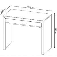 Mesa Para Home Office Com Gaveta Me4107 Branco - Tecno Mobili