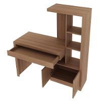 Estante Escrivaninha 2 Portas 1 Gaveta Me4143 Amêndoa - Tecno Mobili - 5