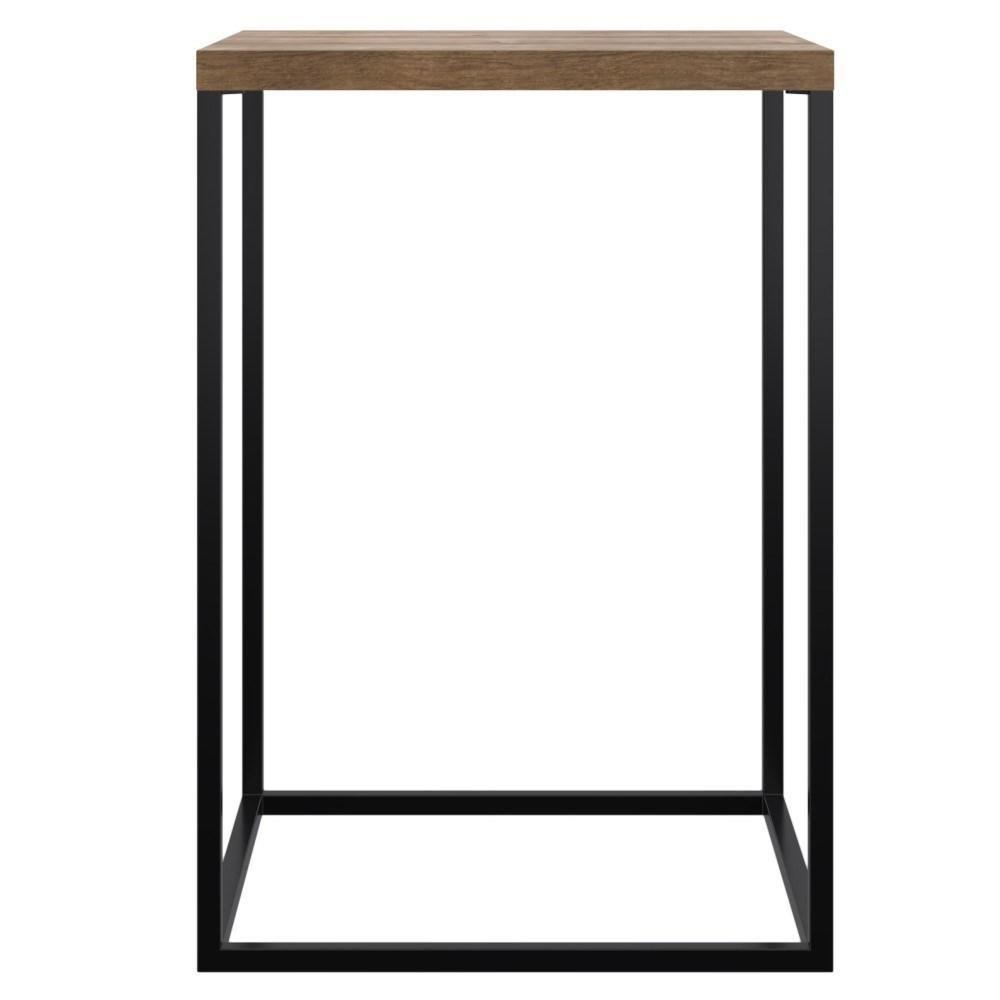 Mesa Lateral Alta Cube 24804 Vermont-preto - Artesano - 1