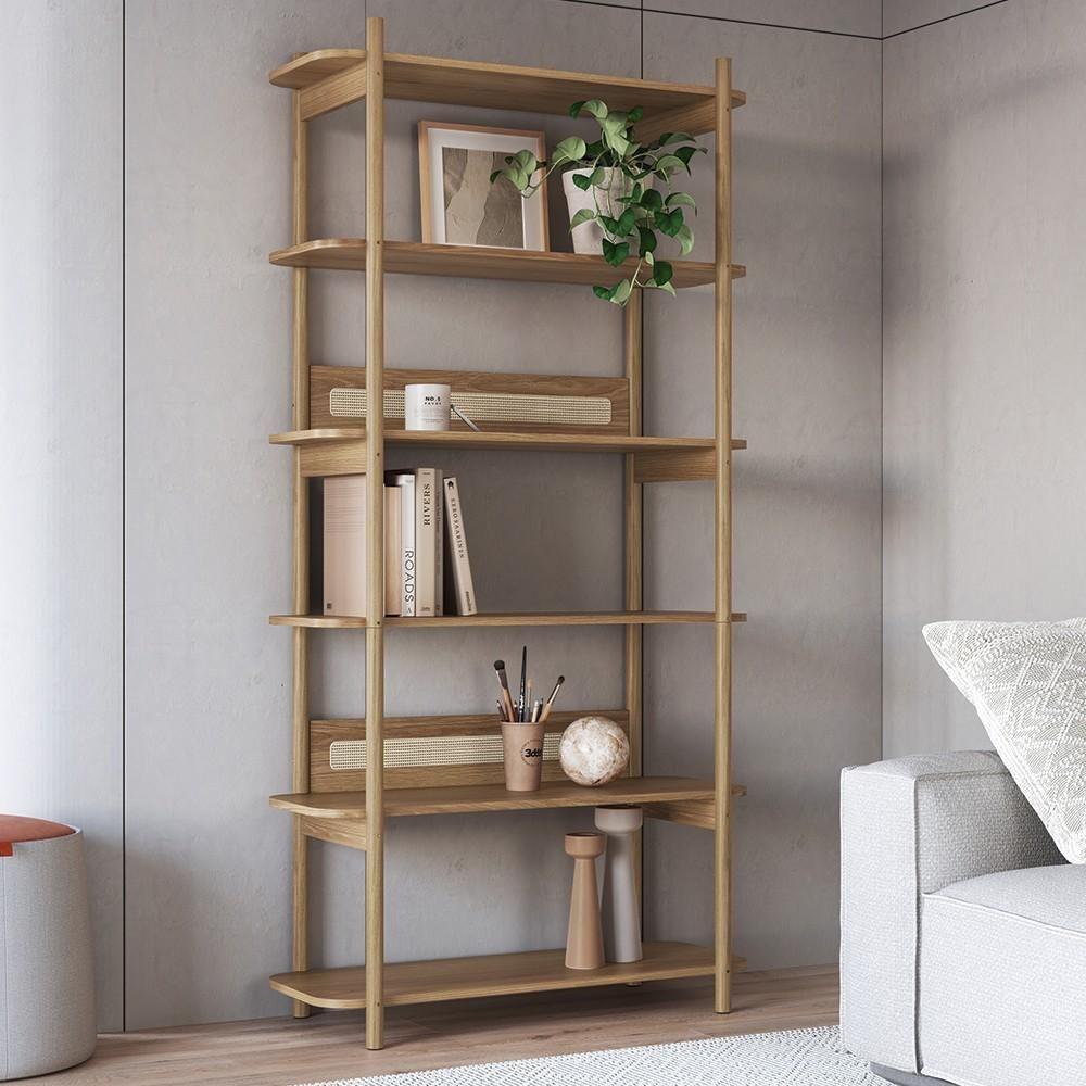 Estante Industrial 6 Prateleiras Pés Madeira Arlo A10 Hanover - Mpozenato - 2