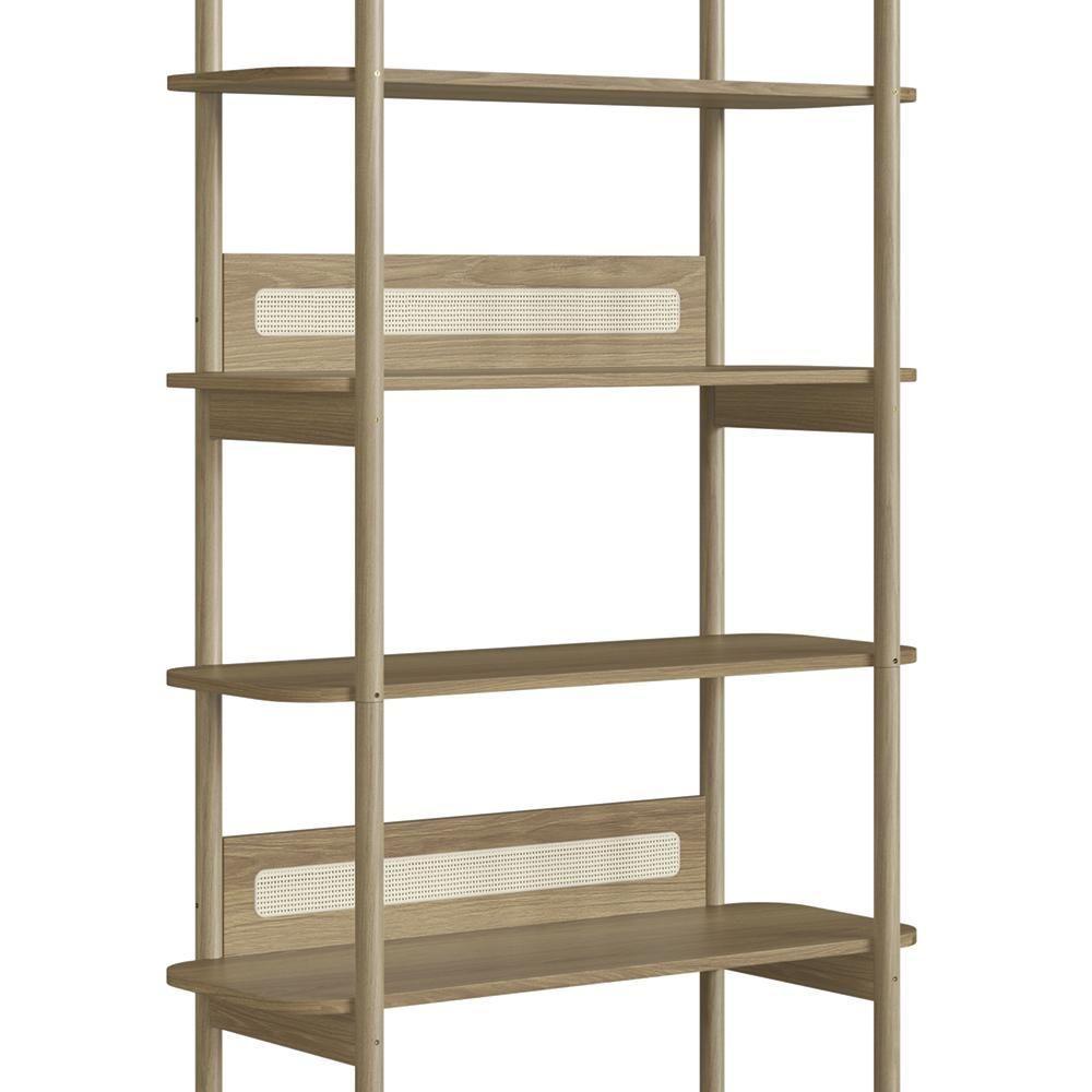 Estante Industrial 6 Prateleiras Pés Madeira Arlo A10 Hanover - Mpozenato - 6