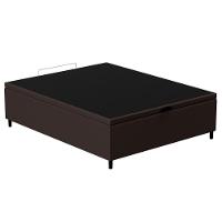Base Para Cama Box Baú Casal 138x188cm Hit I02 Corano Marrom - Mpozenato - 1