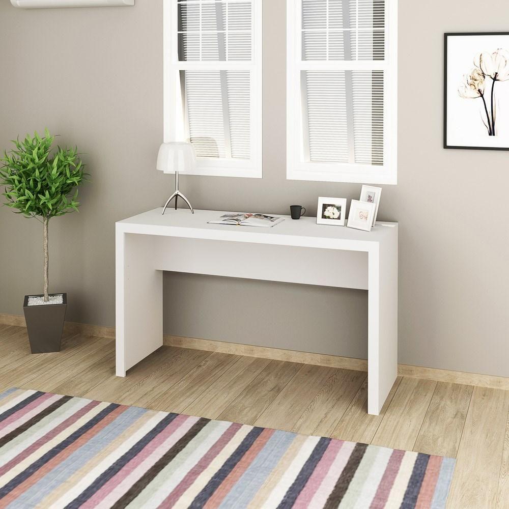 Mesa Para Computador Escrivaninha Me4135 Branco - Tecno Mobili - 3