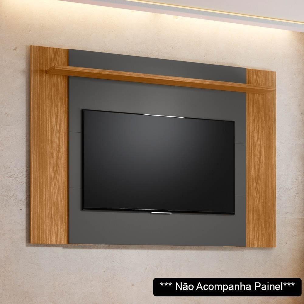 Prateleira Decorativa Multiuso 218cm 1 Peça Prime L06 Nature Fosco - Mpozenato - 2