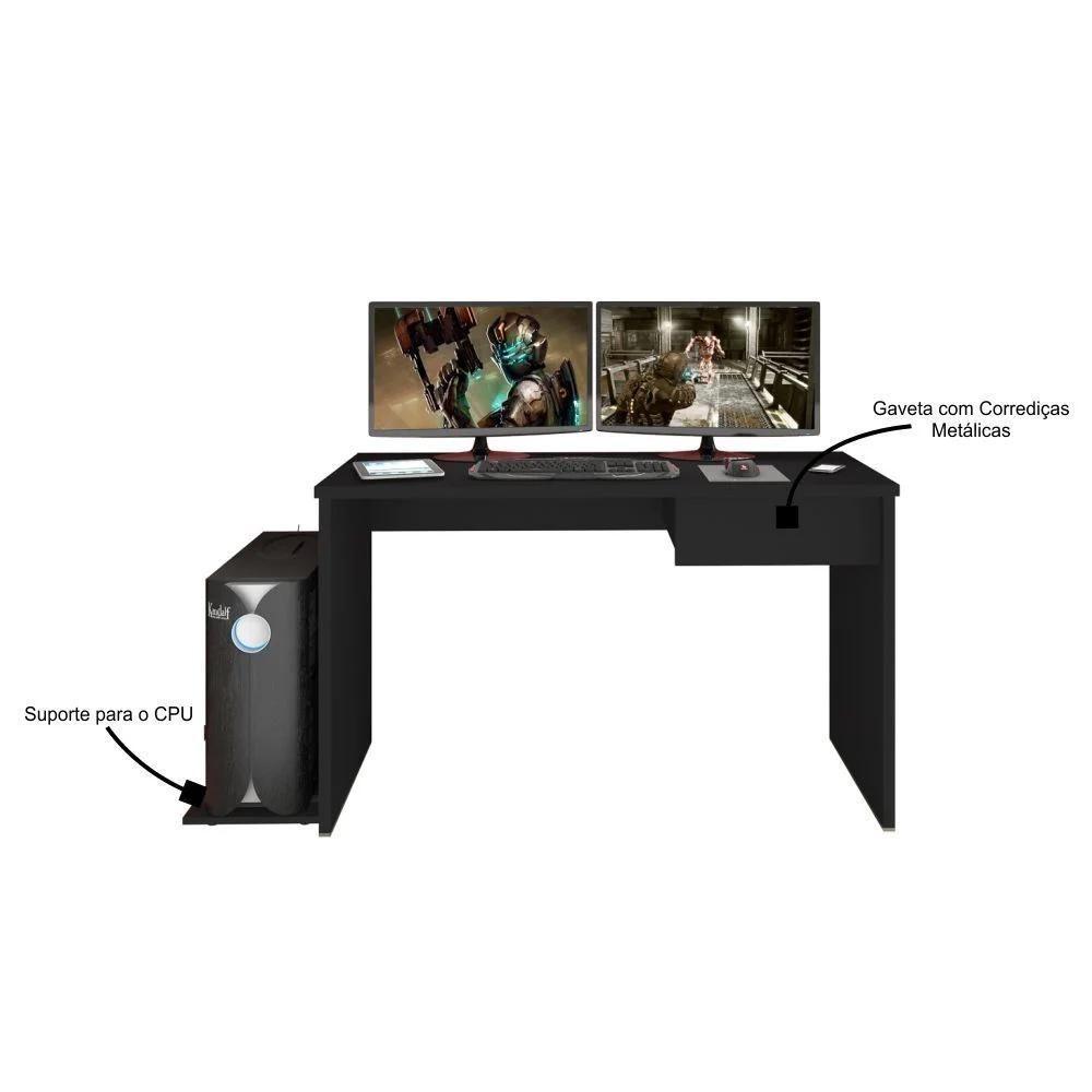 Mesa Gamer Para Computador E Estudo Gelius M09 Preto - Mpozenato - 3
