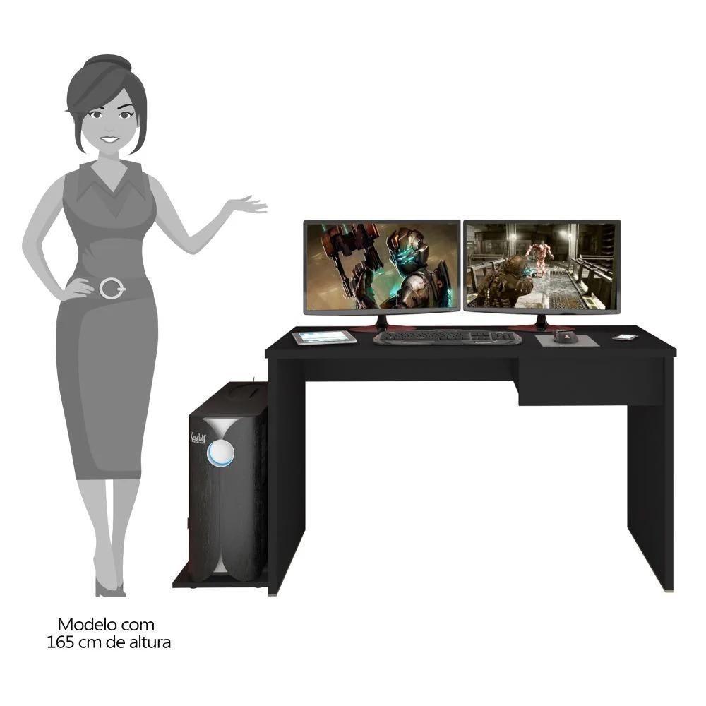 Mesa Gamer Para Computador E Estudo Gelius M09 Preto - Mpozenato - 5