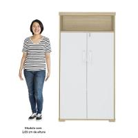 Conjunto Escritório 3 Peças Mesa 158cm Corp A06 Carvalho-branco - Mpozenato