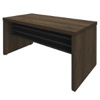 Conjunto Escritório 3 Peças Mesa 158cm Corp A06 Charuto-preto - Mpozenato - 2
