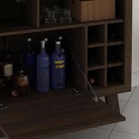 Balcão Adega 1 Porta Ad5002 Rústico - Tecno Mobili