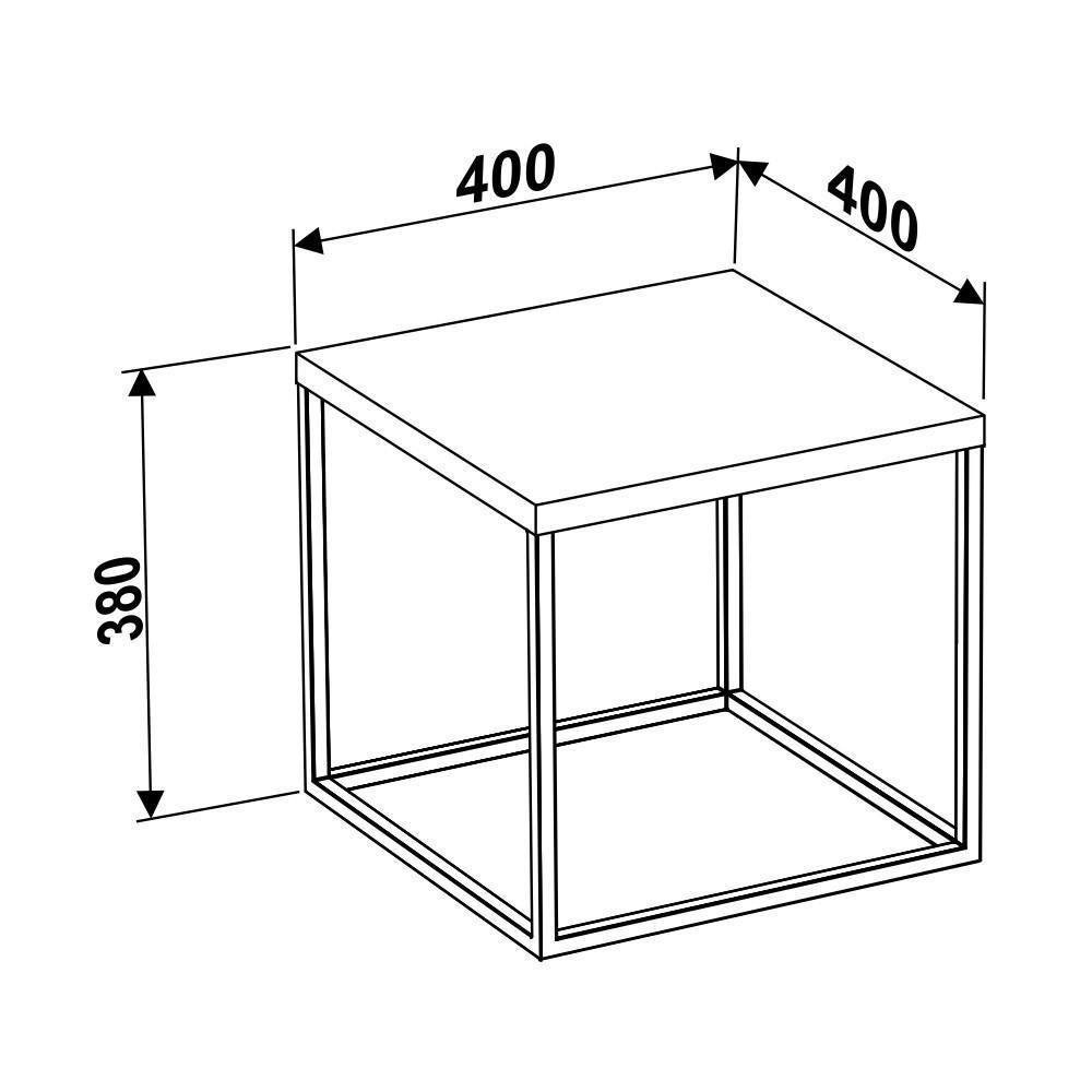 Mesa De Centro M Cube 24802 Vermont - Artesano - 2