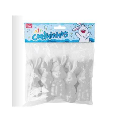 Casquinhas De Coelho De Páscoa Natural C-5un